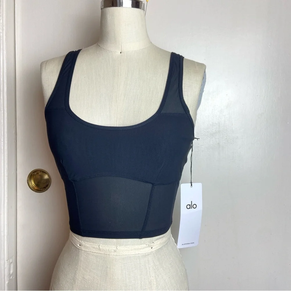 $80 NWT Alo Airlift Mesh Tempo Tank